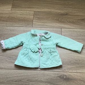 Baker Baby by Ted Baker 9-12 months mint jacket with beautiful design lining